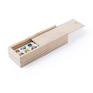 Fichas de dominó de madera, animales, gadgets personalizados - Product Image 1