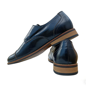 Zapatos Oxford de Cuero con Punta Cuadrada para Hombre al por Mayor, Zapatos Formales de Cuero Genuino de Alta Calidad de Uganda, Transpirables y Ligeros para Oficina - Product Image 1