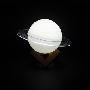 Solarsystem-Lámpara de Saturno el segundo planeta más grande, adornado con miles de anillos bonitos, luces nocturnas únicas - Product Image 1