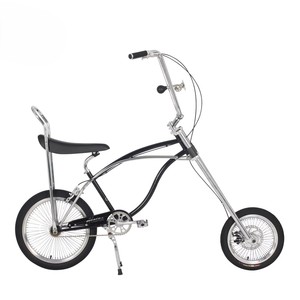 Bicicleta Retro Estilo Chopper de la <span class=keywords><strong>Costa</strong></span> Oeste, Accionada a Pedal, Horquilla Delantera Extralarga, Estilo Harley, 16 Pulgadas Delantera, 20 Pulgadas Trasera - Product Image 2