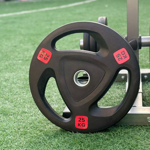 Accessoires de gymnastique d'entraînement fonctionnel plaque de pare-chocs <span class=keywords><strong>20kg</strong></span> plaque de poids pour équipement de Fitness de musculation - Product Image 3