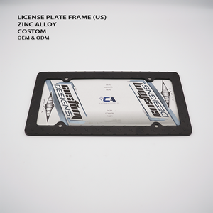 Kích Thước Tiêu Chuẩn 31x16 Cm Cá Nhân Hoá Tùy Chỉnh Logo Kẽm Hợp Kim In Mô Hình Xe Số Giấy Phép Tấm Khung - Product Image 2