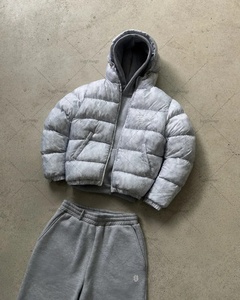 Giacca Invernale da <span class=keywords><strong>Uomo</strong></span> Oversize con Cappuccio Staccabile, Imbottita in Piuma, Calda e Morbida, Personalizzabile, MOQ10 - Product Image 2