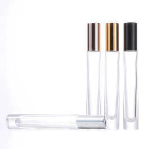 <span class=keywords><strong>Rodillo</strong></span> de Vidrio de <span class=keywords><strong>Pared</strong></span> Gruesa de Alta Calidad para Perfume, Aceite Esencial, <span class=keywords><strong>Rodillo</strong></span> para Rímel, Botella de Vidrio de 10 ml, Tapa de PP Plateada y Dorada, Pantalla - Product Image 3