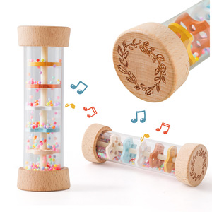 Offre Spéciale : Instrument de Percussion Orff – Cloche à Sable en Bois Effet Pluie, Tube Sonore pour Enfants, Accessoires Musicaux - Product Image 1
