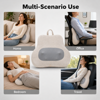 Coussin de massage Shiatsu portable et rechargeable avec pétrissage avant-arrière pour la relaxation musculaire quotidienne