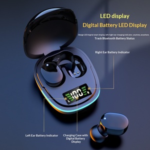 Earphone olahraga kualitas tinggi, earbud nirkabel Auricolari dengan casing pengisi daya tahan air dan Headphone colokan telinga yang dapat ditukar - Product Image 4