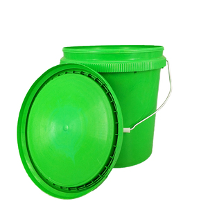 Seau en plastique coloré <span class=keywords><strong>de</strong></span> 20 litres avec couvercle en plastique - Product Image 2