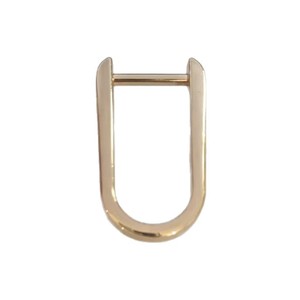 Poignée de sac en forme de U Jinxin Hardware en alliage de zinc, diamètre intérieur 17 mm, longueur 44 mm, pour sacs, sacs à main, articles en cuir - Product Image 4