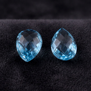 Topacio Azul Cielo Natural Gopika, Corte Pera, 15x20MM, Gema Suelta, Certificado por Terceros, Alta Calidad, Semipreciosa, para Joyería - Product Image 3