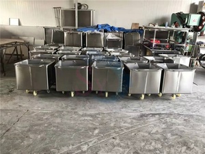JZSIA รถเข็นสแตนเลสสำหรับเคลื่อนย้ายเนื้อสัตว์200L รถเข็นสำหรับเคลื่อนย้ายเนื้อสัตว์รถเข็นสำหรับเคลื่อนย้ายเนื้อสัตว์รถเข็นสแตนเลส304 - Product Image 6