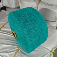 Fil à tricoter recyclé en coton et polyester mélangé, certifié GRS, fourni directement par l'usine textile à la manufacture textile turque