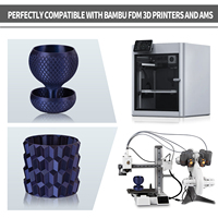 Filamento para Impresora 3D TINMORRY, 1.75mm, Filamento PETG Ecológico, PLA/ABS/PETG/ASA/TPU, 1KG/ROLLO, Varillas de Plástico Galaxy PETG