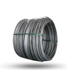 ลวดเหล็กกล้าคาร์บอนสูง Q195 A36 SAE1008 SAE1006 ขนาด 5.5 มม. 6.5 มม. ลวดเหล็กกล้าคาร์บอนรีดร้อน - Product Image 2