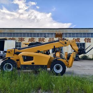 Chargeur télescopique de roue de chariot élévateur de chariot élévateur télescopique de moteur diesel utilisé par Heli 3 tonnes avec la flèche de terrain accidenté de rendement élevé - Product Image 3