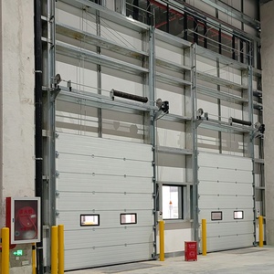 Chine prix d'usine personnalisé automatique économique certification CE porte sectionnelle aérienne en aluminium - Product Image 3