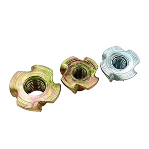 Inserción <span class=keywords><strong>de</strong></span> rosca M8x11 T, <span class=keywords><strong>tuerca</strong></span> en T con 4 clavijas, inserción roscada <span class=keywords><strong>para</strong></span> <span class=keywords><strong>madera</strong></span> o plástico - Product Image 3