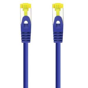 Cable de Red Latiguillo LSZH Cat.6a S/FTP AWG26, Azul, 25cm - Ideal para Conexiones Rápidas y Seguras en Redes Informáticas. - Product Image 1