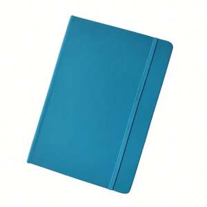 Agenda in Pelle Personalizzabile A5, Taccuino con Copertina Morbida e Fascia Elastica, Quaderno Promozionale in PU con Stampa Personalizzata - Product Image 1