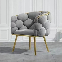 Home Stuhl Gold Luxus Günstige Nordic Modern Metall Stoff Sofa Sets Samt Flügel Warten Lounge Akzent Möbel Wohnzimmer Stühle