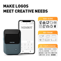 Impresora Térmica de Etiquetas NiiMbot B1 BT para Códigos de Barras QR, Precios de Joyería y Nombres para Negocios, Sin Tinta