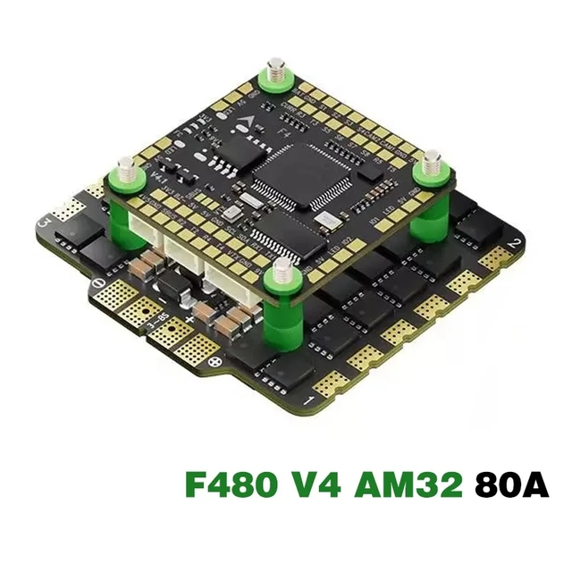 Aocoda RC F480 V4 AM32 Flight Controller F405 80A 4in1 ESC Bit Stack for FPV Racing Drone Parts