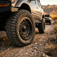 Nouvelles jantes tout-terrain en alliage d'aluminium forgé sur mesure de 16 pouces ET30, adaptées aux camionnettes, SUV, voitures particulières