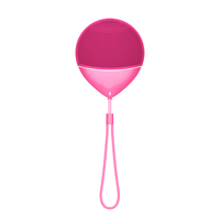Brosse nettoyante électrique sonique portable IPX6, rechargeable, en silicone, pour le visage, masseur universel à 5 fréquences