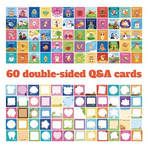Cross-border Q&amp;A Cartoon English Encouragement Card for Children 3-6 Years Multicolor Paper Writable <strong>Lunch</strong> Card - Product Image 5