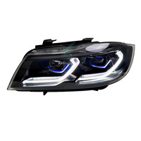 JYGD Phares LED professionnels Plug and Play pour BMW Série 3 E90 05-12, design de signalisation séquentielle moderne, projecteur de feux de route