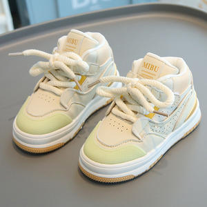 2025 unisexe haut décontracté en cuir baskets pour printemps automne automne semelle souple bébé chaussures blanc sans lacet pour garçons et filles - Product Image 4