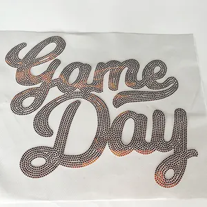 Custom Designs Saint Patrick's Day Easter Game Day Mother's Day Mama Heat Transfer Spangle Transfers For Clothes