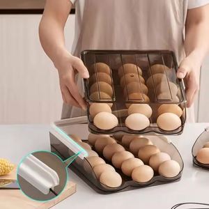 กล่องเก็บไข่แบบม้วนอัตโนมัติหลายชั้น วางซ้อนกันได้ ลดราคาพิเศษ - Product Image 3