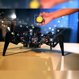 Kit scientifique éducatif STEAM pour robot quadrupède Raspberry Pi avec caméra WiFi et carte de développement vidéo IA - Product Image 4