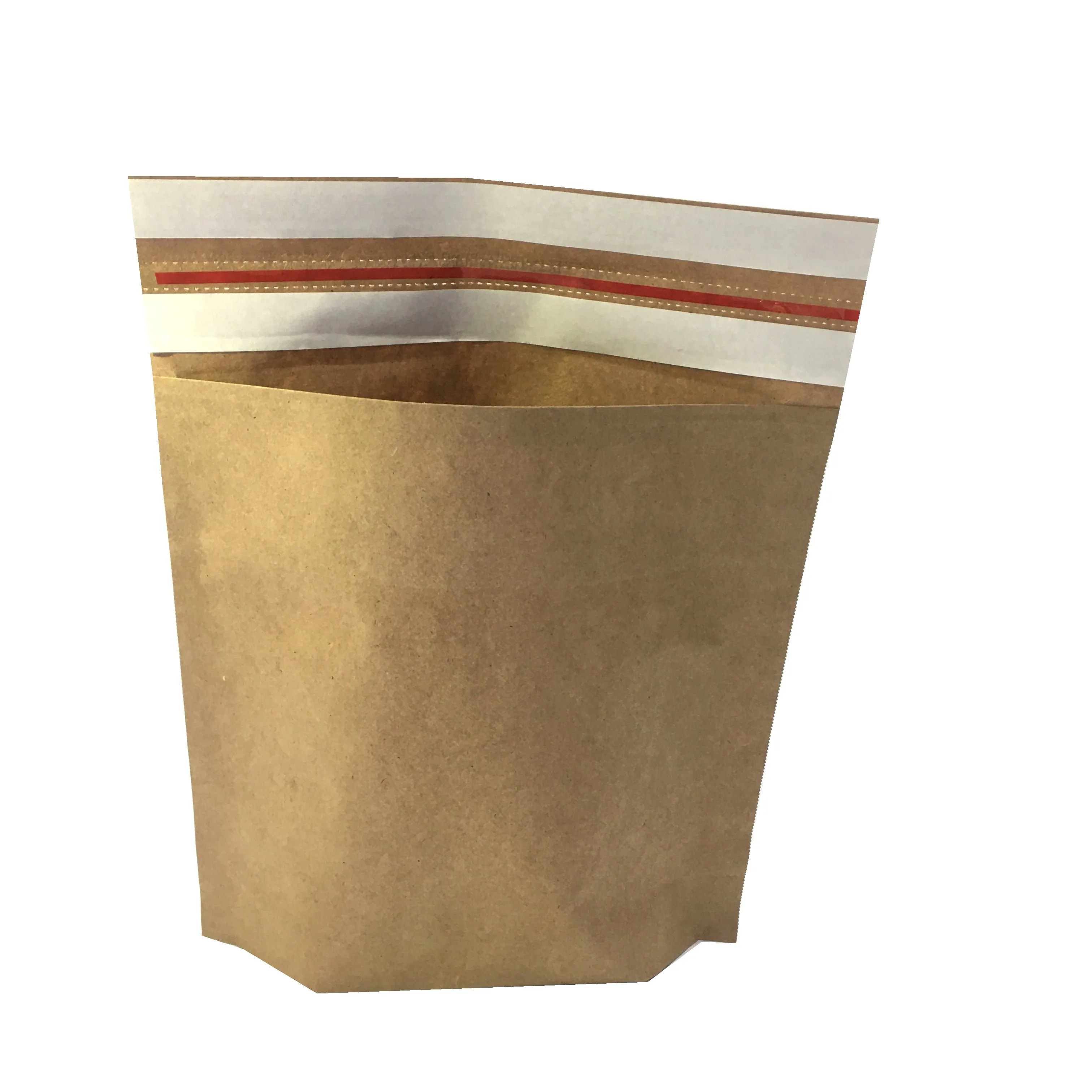 Compostable Custom Design and Size Paper Mailer Recycled kraft expandable cardboard envelope Packaging for fabric