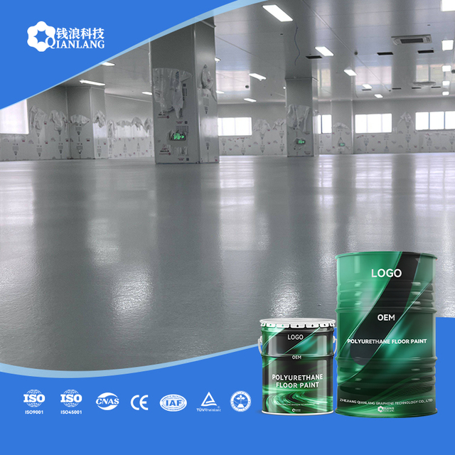 Qianlang polyurethane floor coating floor coating for parking lot basement stadium waterproof anti abrasion floor treatment