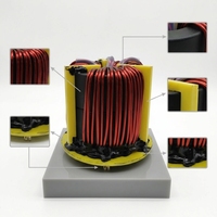 Inducteur toroïdal T50, densité de puissance compacte, courant élevé, faible DCR, ferrite MnZn, filtrage industriel