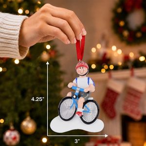 Ornement <span class=keywords><strong>de</strong></span> vélo personnalisé 2027, premier vélo pour garçon, nouveau souvenir <span class=keywords><strong>de</strong></span> vélo - Product Image 6