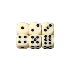 Dados de Plástico Resistentes con Esquinas Cuadradas para Juegos de Rol D6, Dados a Granel para Aprender Matemáticas - Product Image 2