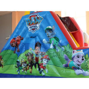 บ้านลมเด็กแบบกำหนดเองธีม Paw Patrol พร้อมสไลเดอร์และสระน้ำเป่าลม - Product Image 4