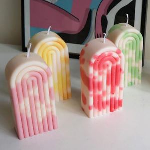 Wholesale Design Custom <b>Gifts</b> Decoration DIY Rainbow Bridge Soap Mould Silicone Mold for Epoxy Resin Concrete Candle Making - Product Image 3