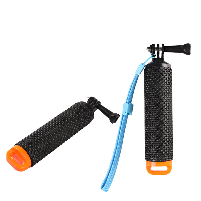 Action Camera Silicone Coated Selfie Monopod Floaty Bobber Handle Stick for GoPros Heros Diving Swimming Photography