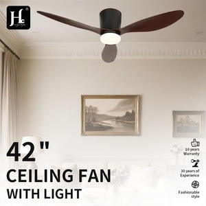 Ventilador de Techo LED Moderno de 42 Pulgadas con Motor de CC de 3 Aspas, Control Remoto de Nuevo Diseño, Luz Ajustable para Sala de Estar - Product Image 2