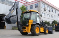 Machines de terrassement de haute qualité, haute charge, haute performance, chargeuse 7,6t 766A, chargeuse-pelleteuse avec chargeuse de 1m³, pelle de 0,3m³