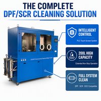 Nettoyage par cycle pulsé, machine de nettoyage du filtre à particules DPF en acier inoxydable 304, équipement de nettoyage du catalyseur