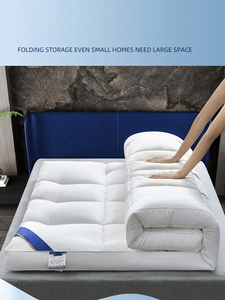 โรงแรมสต็อกคุณภาพไมโครไฟเบอร์สีขาวความหนาพิเศษที่นอนท็อปเปอร์แบบกําหนดเอง - Product Image 2