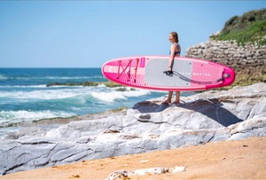 Planche à pagaie <span class=keywords><strong>gonflable</strong></span> rose Coral 2023 310*78*12cm pour femmes - PVC écologique portable - Product Image 6