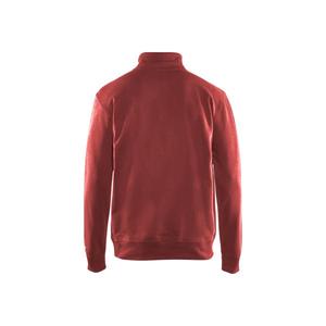 BLAKLADER - 336911585600XL <b>Sweatshirt</b> with half zip Red - EAN 7330509466223 <b>WORK</b> HOODIES - Product Image 2