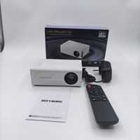Nouveau projecteur LED natif 1920x1080p amélioré, Full HD, cinéma, bureau, entreprise, éducation, 3000 lumens, portable, Internet