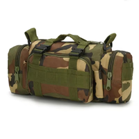 Sac banane tactique en toile de nylon imperméable 10L avec fermeture à glissière pour la randonnée et la chasse